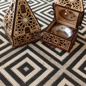 Pyramid incense burner